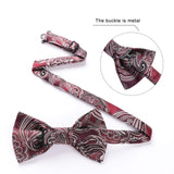 6PCS Mixed Design Pre-Tied Bow Ties - 4-B6-04 Christmas Gifts for Men