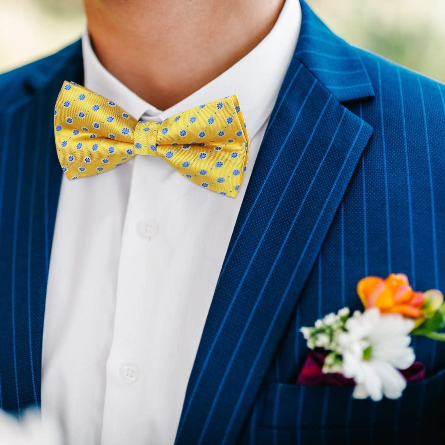 3PCS Mixed Design Pre-Tied Bow Ties - 1-B-15 Christmas Gifts for Men