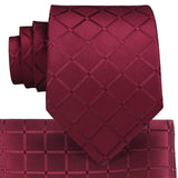 3PCS Tie & Pocket Square Set - T3-25 Christmas Gifts for Men