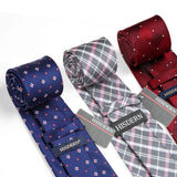 3PCS Tie & Pocket Square Set - T3C-03 Christmas Gifts for Men