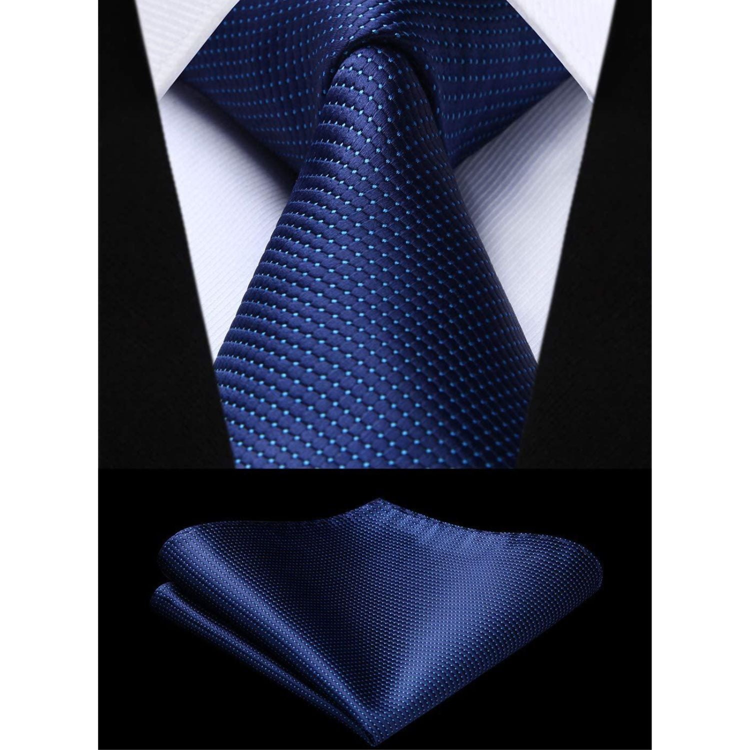 3PCS Tie & Pocket Square Set - T3C006 Christmas Gifts for Men