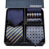 3PCS Tie & Pocket Square Set - 07 Christmas Gifts for Men