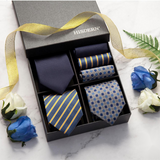 3PCS Tie & Pocket Square Set - 07 Christmas Gifts for Men