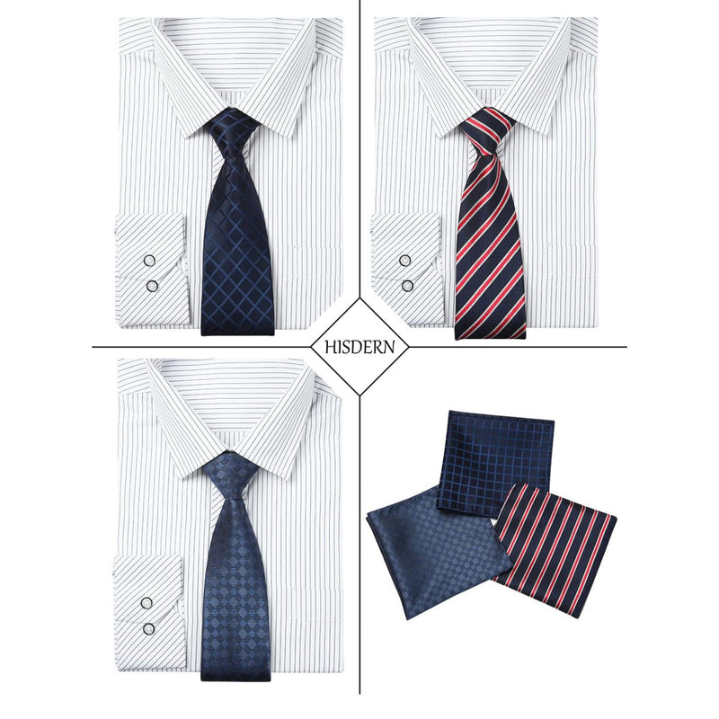 3PCS Tie & Pocket Square Set - 12 Christmas Gifts for Men