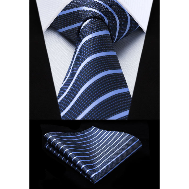 3PCS Tie & Pocket Square Set - 19 Christmas Gifts for Men