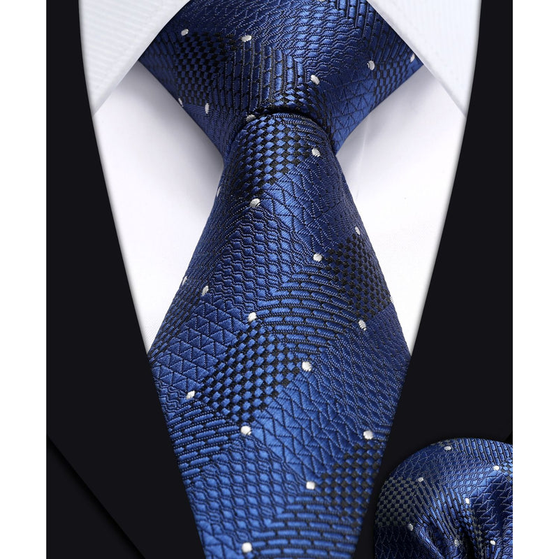 3PCS Tie & Pocket Square Set - 16 Christmas Gifts for Men