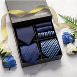 3PCS Tie & Pocket Square Set - 16 Christmas Gifts for Men