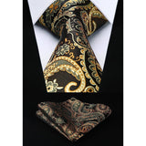 3PCS Tie & Pocket Square Set - TD-04 Christmas Gifts for Men