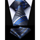 5PCS Tie & Pocket Square Set - 01 Christmas Gifts for Men