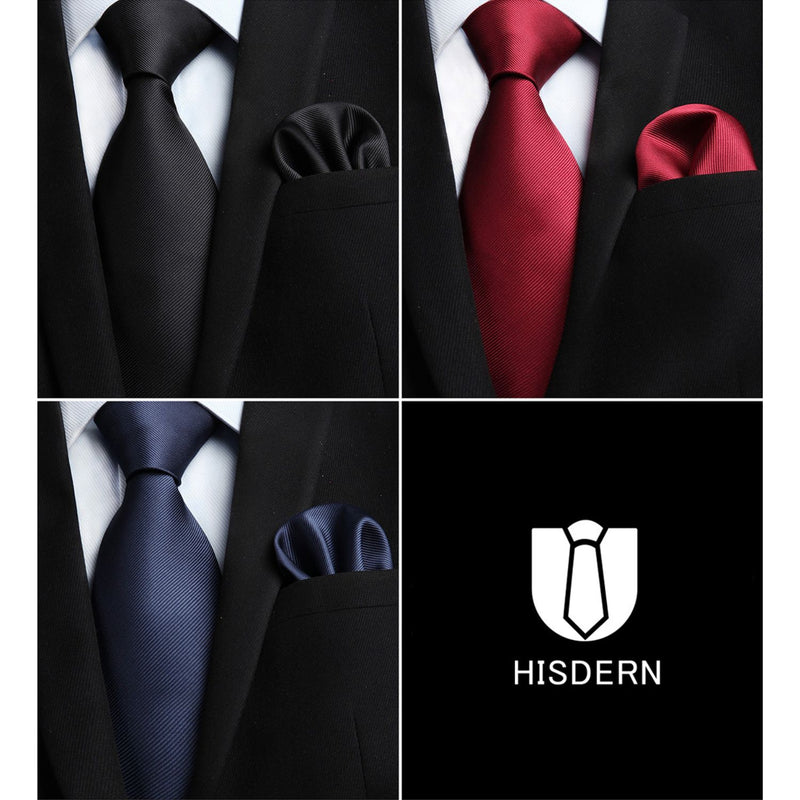 3PCS Tie & Pocket Square Set - 20 Christmas Gifts for Men