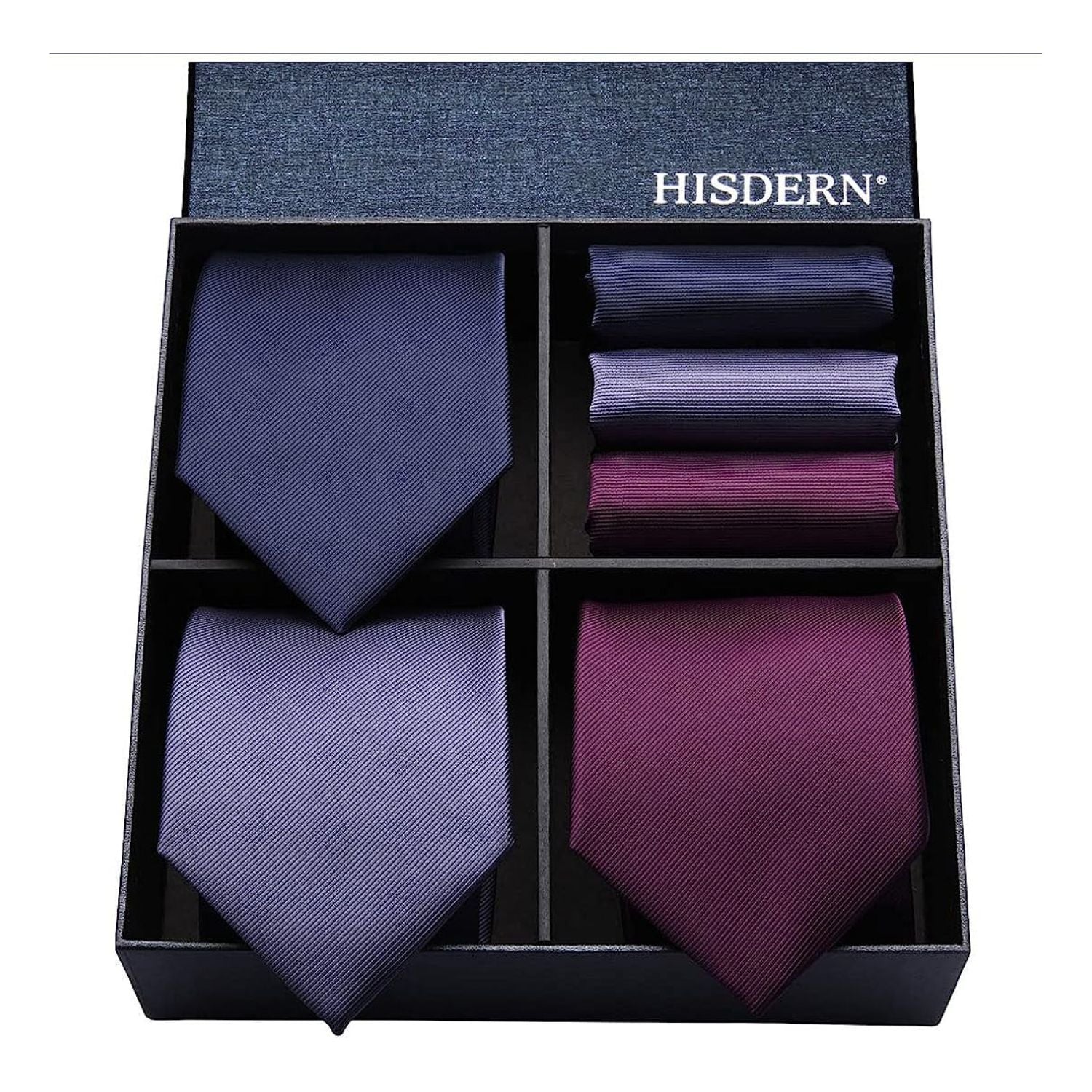 3PCS Tie & Pocket Square Set - T3C-03 Christmas Gifts for Men