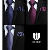 3PCS Tie & Pocket Square Set - T3C-03 Christmas Gifts for Men