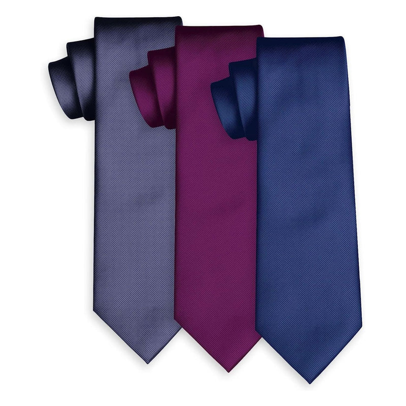 3PCS Tie & Pocket Square Set - T3C-03 Christmas Gifts for Men