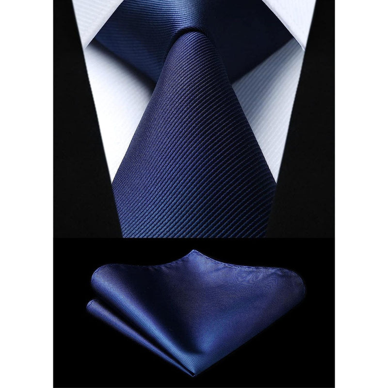 3PCS Tie & Pocket Square Set - T3C-03 Christmas Gifts for Men