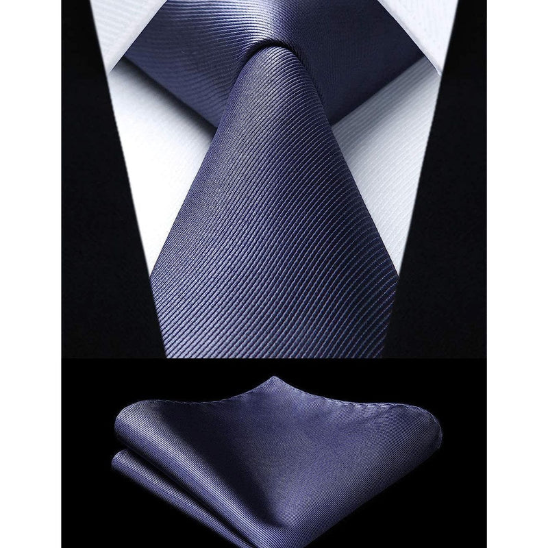 3PCS Tie & Pocket Square Set - T3C-03 Christmas Gifts for Men