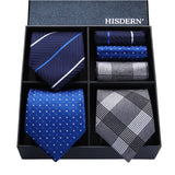 3PCS Tie & Pocket Square Set - 07 Christmas Gifts for Men