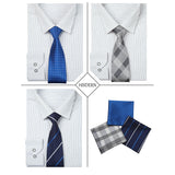 3PCS Tie & Pocket Square Set - 07 Christmas Gifts for Men