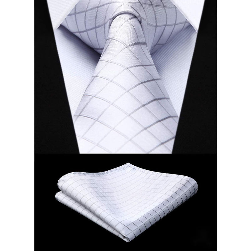 3PCS Tie & Pocket Square Set - 12 Christmas Gifts for Men