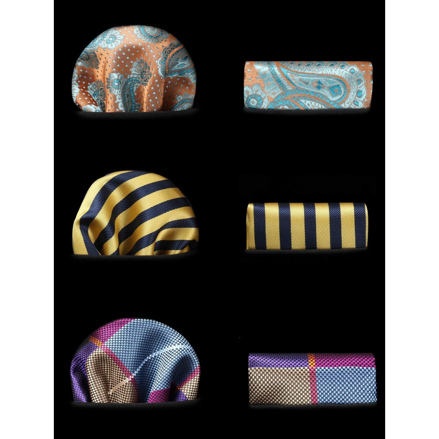 3PCS Tie & Pocket Square Set - T3-06 Christmas Gifts for Men