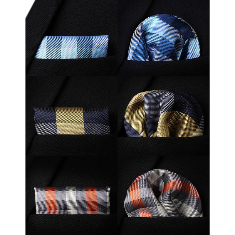 3PCS Tie & Pocket Square Set - SET 05 Christmas Gifts for Men