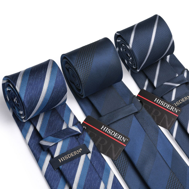 3PCS Tie & Pocket Square Set - 22