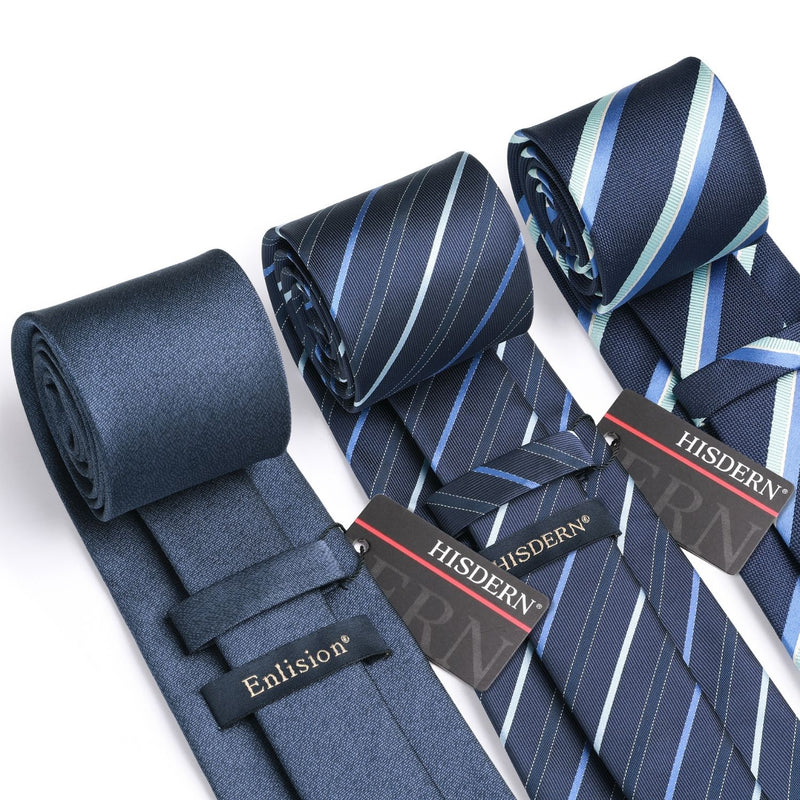 3PCS Tie & Pocket Square Set - 22