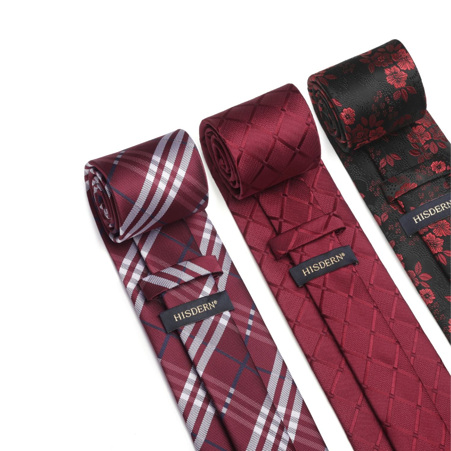 3PCS Tie & Pocket Square Set - T3-14