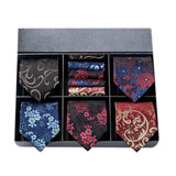 5PCS Tie & Pocket Square Set - 01 Christmas Gifts for Men