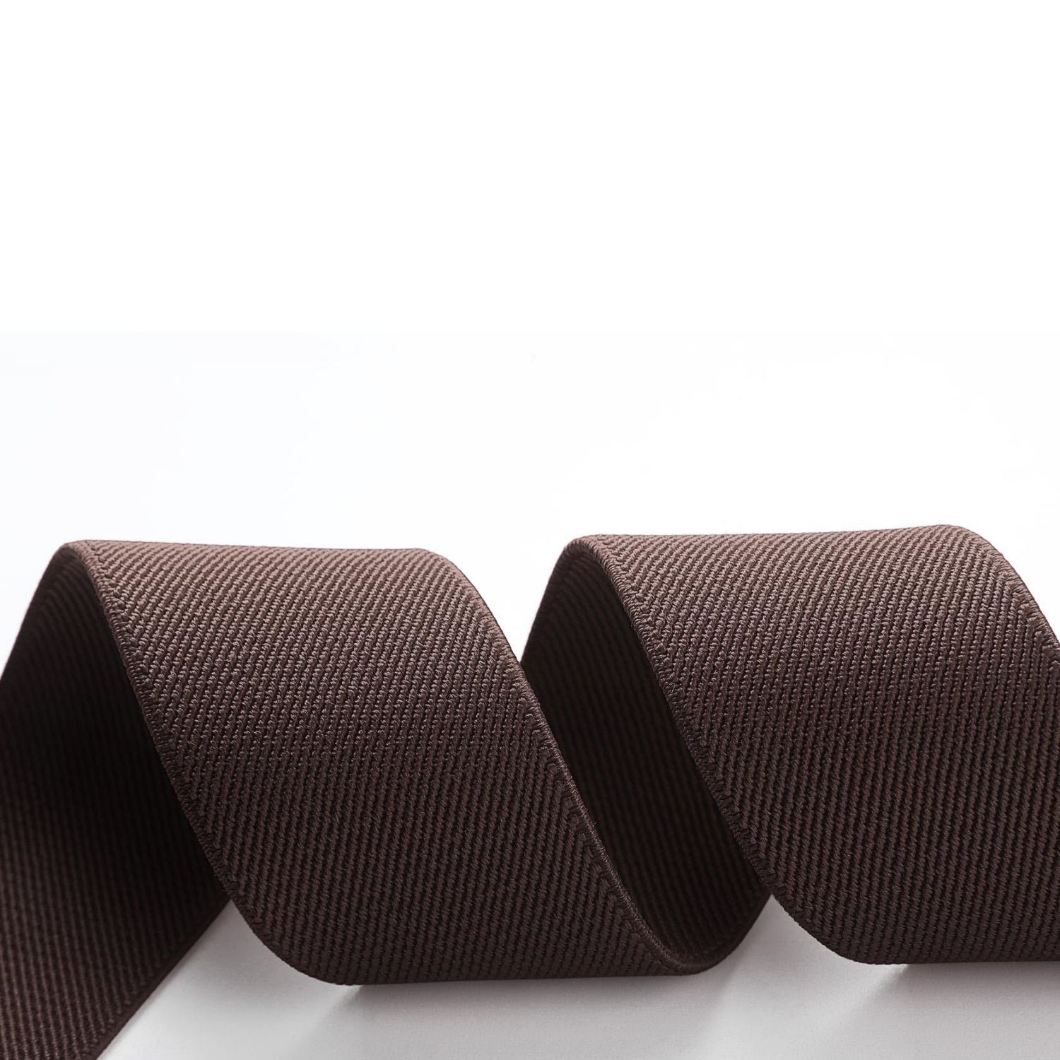 Y-shaped Adjustable Suspender with 4 Clips - 13 BROWN