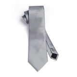 Houndstooth Tie Handkerchief Set - B-GREY 2