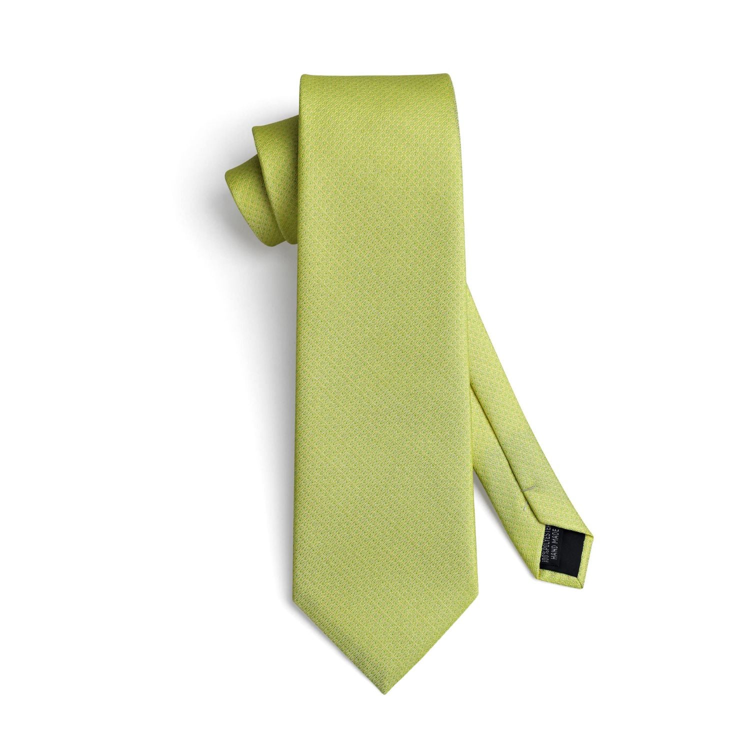 Houndstooth Tie Handkerchief Cufflinks - AVOCADO