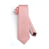 Houndstooth Tie Handkerchief Set - G-PINK1