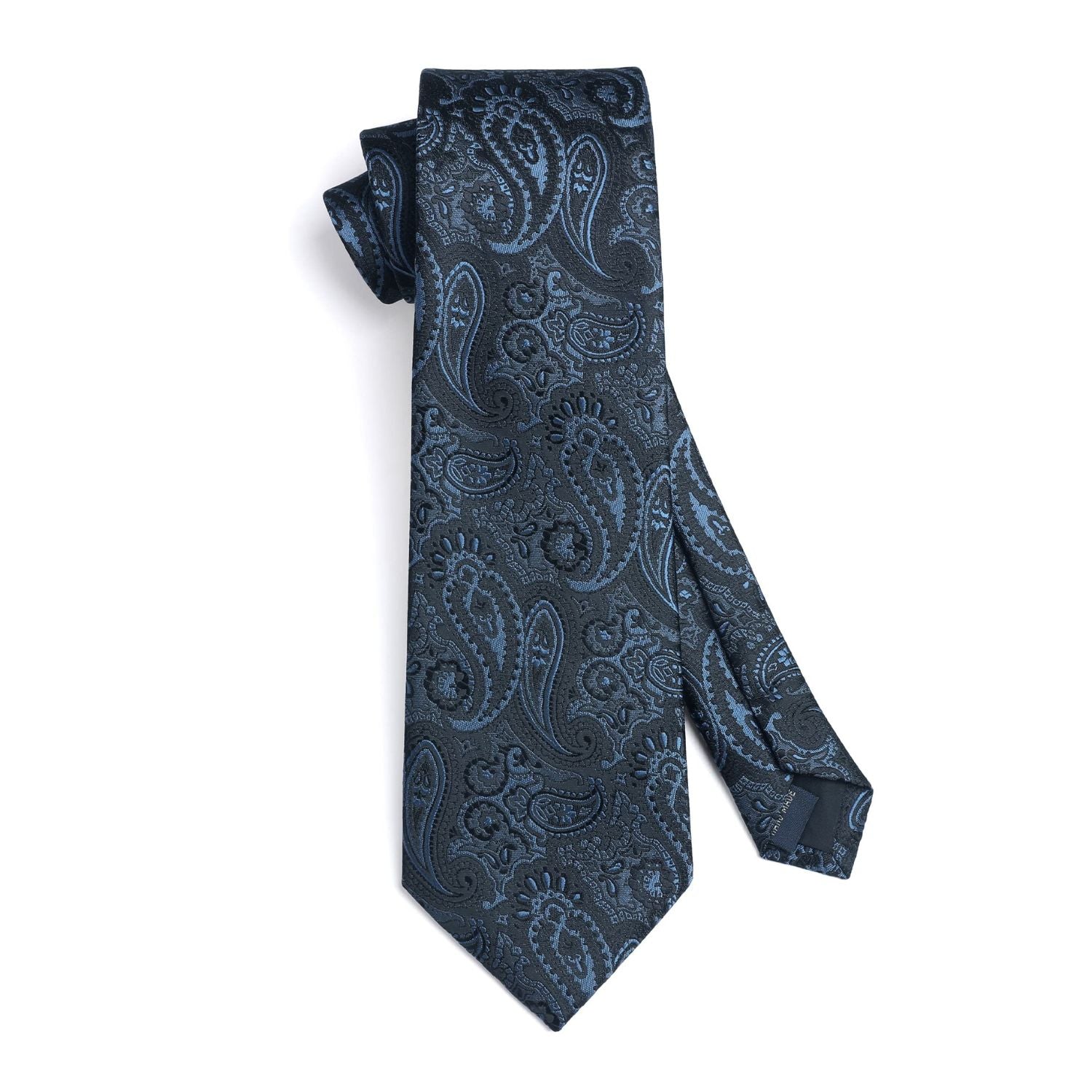Paisley Tie Handkerchief Set - NAVY BLUE?