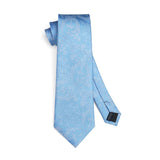 Floral Tie Handkerchief Set - LIGHT BLUE