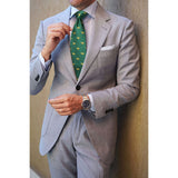 Dinosaur Tie Handkerchief Set - GREEN-4