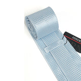 Houndstooth Tie Handkerchief Set - LIGHT BLUE-2