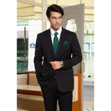 Houndstooth Tie Handkerchief Set - A-03 GREEN