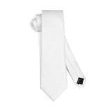 Houndstooth Tie Handkerchief Set - C-03 WHITE