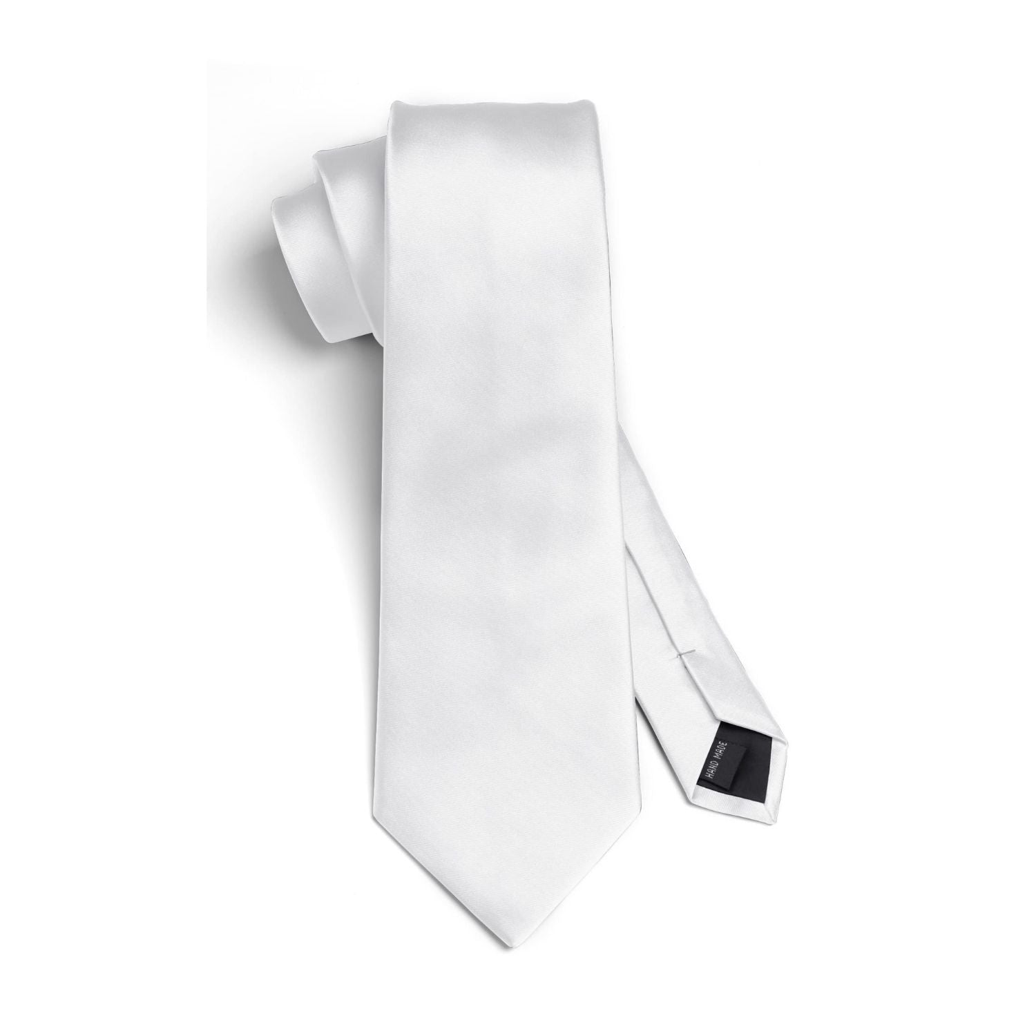 Solid Tie Handkerchief Set - SILVER