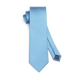 Solid Tie Handkerchief Clip - BABY BLUE
