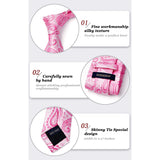 Paisley Tie Handkerchief Set - 03A-PINK3