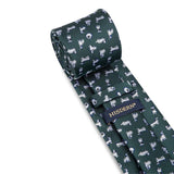 Dog Tie Handkerchief Set - GREEN/WHITE