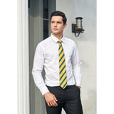 Stripe Tie Handkerchief Set - B-YELLOW 1