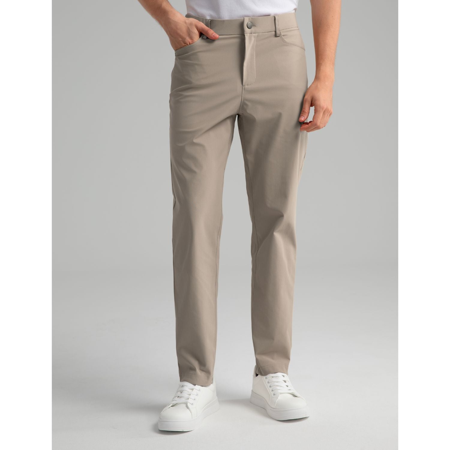 Hisdern Flex 503 Men's Golf Pants Slim Fit Stretch for Business Casual