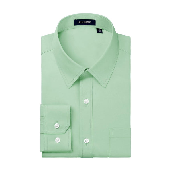 Men's Dress Shirt with Pocket - SAGE GREEN