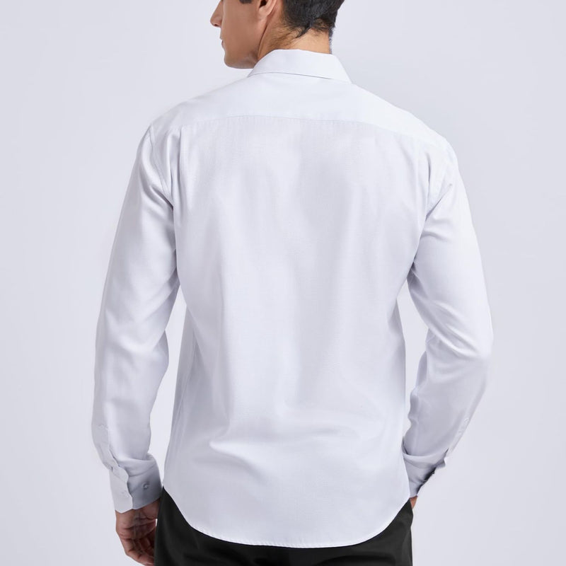 Casual Formal Shirt with Pocket - B2 WHITE