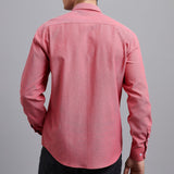 Men's Dress Shirt with Pocket - RED