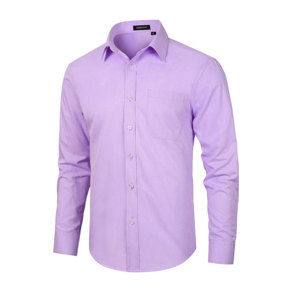 Men's Dress Shirt with Pocket - LAVENDER