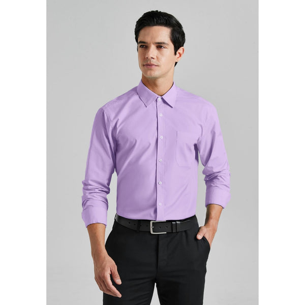 Men's Dress Shirt with Pocket - LAVENDER