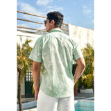 Funky Hawaiian Shirts with Pocket - SAGE GREEN